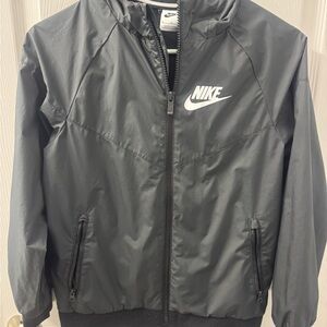 Nike Charcoal Hooded Jacket